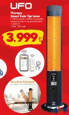 UFO THERAPY SMART 2300 W UZAKTAN KUMANDALI KULE TİPİ INFRARED ISITICI